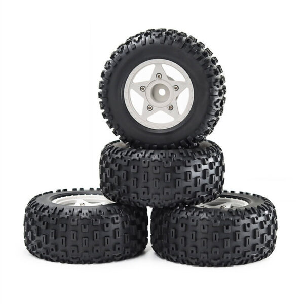 4PCS D232 Upgraded Off-Road Tires Wheels for 1/8 1/10 Short Course Truck RC Cars Vehicles Models Parts Accessories - Image 5