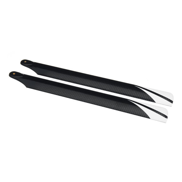 1pair PUDU 270mm Carbon Fiber Main Rotor Blade Propeller For RC Helicopter - Image 4