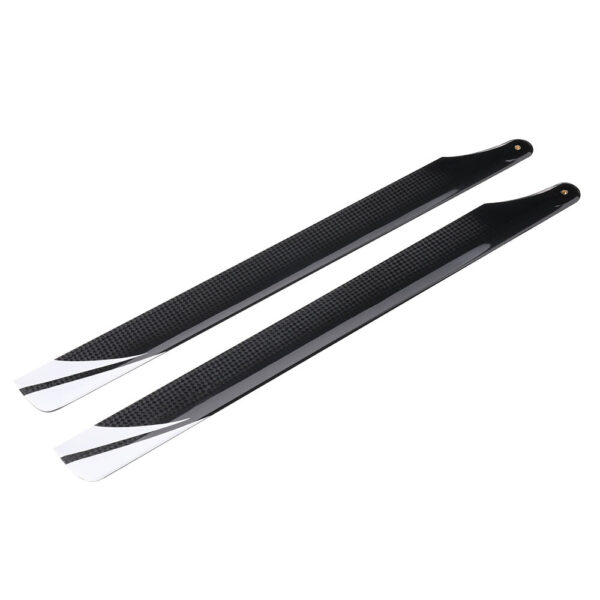 1pair PUDU 360mm Carbon Fiber Main Rotor Blade Propeller For RC Helicopter - Image 4