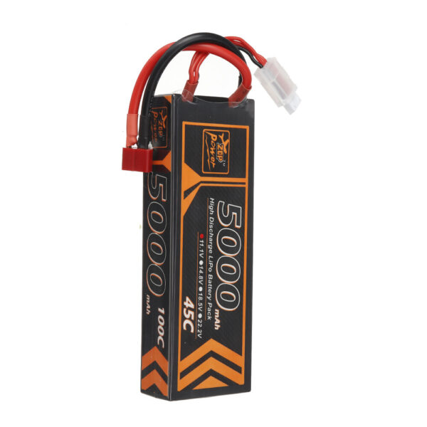 ZOP Power 11.1V 5000mAh 45C 3S LiPo Battery T Deans Plug for FPV Racing Drone - Image 3