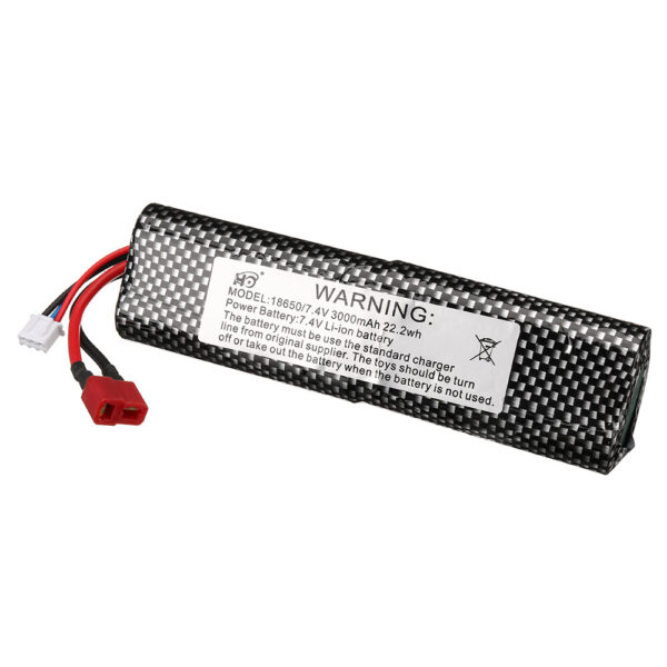 HB Toys RTR R1001/2/3 1/10 RC Car Parts 7.4V 3000mAh 22.2Wh 2S Li-ion Battery T Plug Vehicles Models Accessories 08124 - Image 5