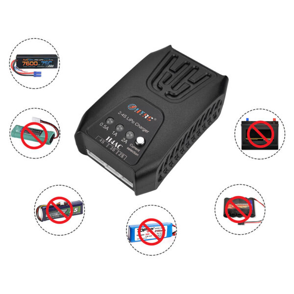 HTRC H4L Mini Cell 20W Balance Charger RC Toy Charge Battery Charger for 2-4S LiPo Battery - Image 5