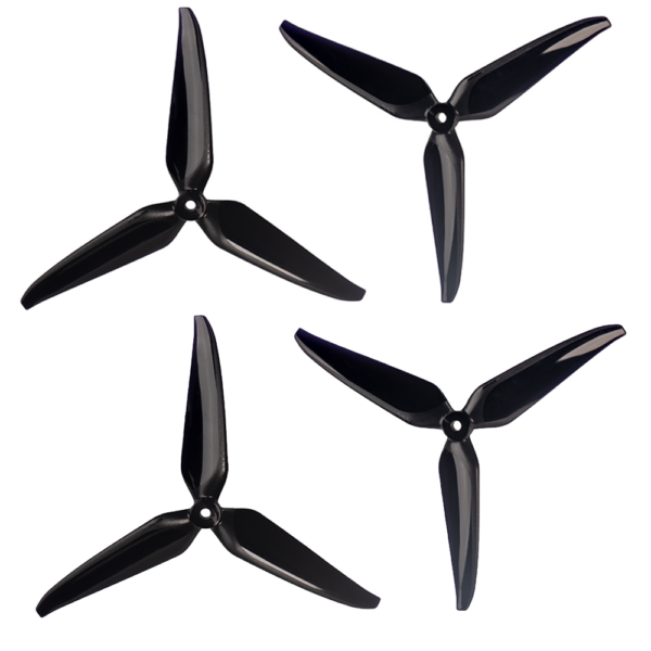 2 Pairs/ 4 Pairs/ 8 Pairs GEMFAN 7140 7.1 Inch 3-blade Glass Fiber Nylon Propeller for RC FPV Racing Drone - Image 2