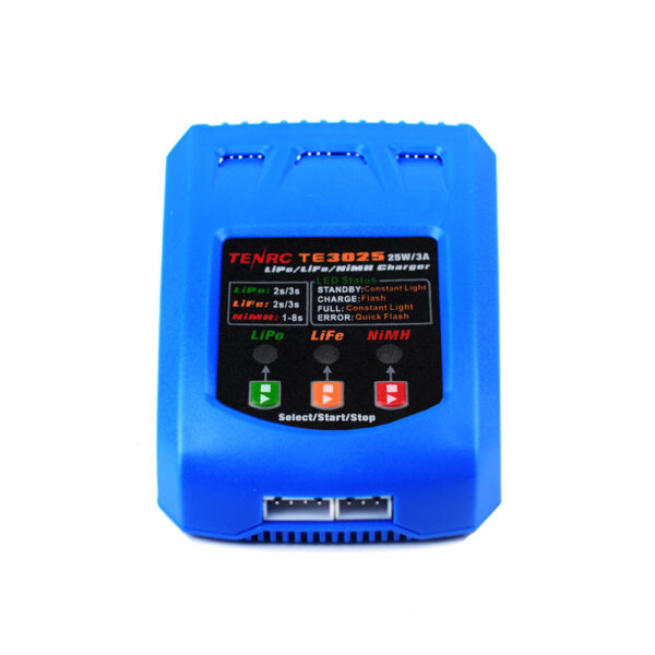 TENRC TE3025 25W/3A Battery Balance Charger for 2-3S Lipo 1-8s NIMH Battery - Image 3