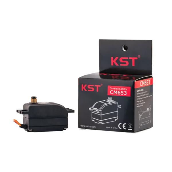 KST - CM653 Low Profile Coreless Metal Gear IP65 Waterproof 18Kgf.cm 0.08sec Servo - Image 6