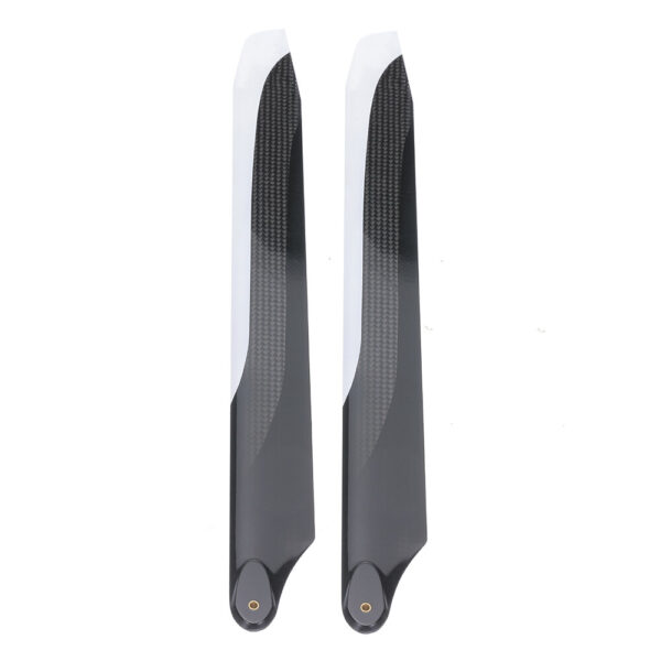 1pair PUDU 350mm Carbon Fiber Main Rotor Blade Propeller For RC Helicopter - Image 7