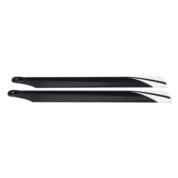 1pair PUDU 270mm Carbon Fiber Main Rotor Blade Propeller For RC Helicopter - Image 5