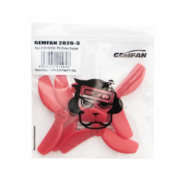 4/8Pairs Gemfan 2826 71mm 2.8 Inch 3-Blade Propeller 1.5mm Mounting Hole for 1205 4300KV Motor Soccer FPV Drone - Image 8