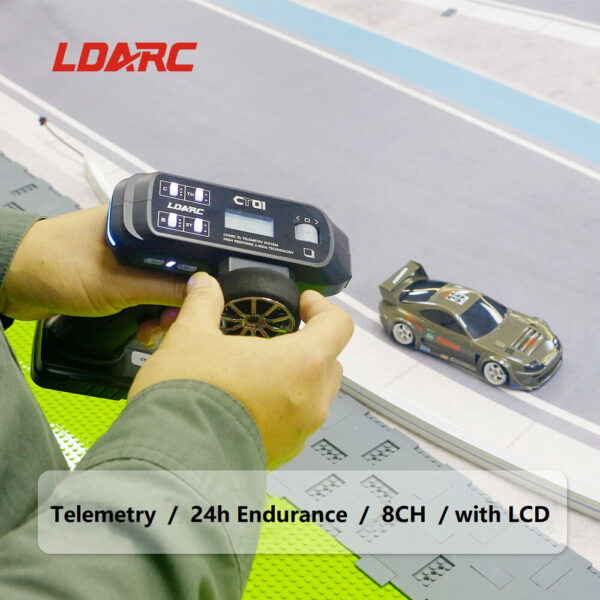 LDARC CT01 2.4G 8CH Transmitter Remote Controller LCD Optional Receiver Telemetry O Bidirectional for X43 X64 M58 1/43 1/58 1/64 RC Cars Boats Tanks Vehicles Models Spare Parts Accessories - Image 2