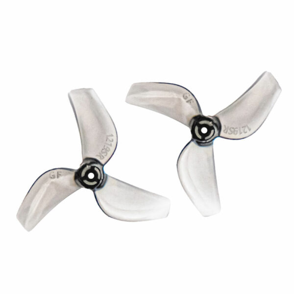 6 Pairs GEMFAN 1219S 1219 31mm 1.2Inch 3-Blade Propeller PC 0.8mm / 1mm Hole for 0703-1103 / Coreless Motor - Image 5