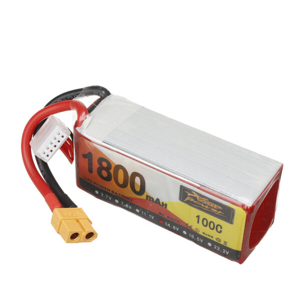 ZOP Power 14.8V 1800mAh 100C 4S LiPo Battery XT60 Plug for RC Drone - Image 3