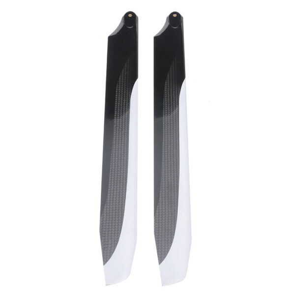 1pair PUDU 350mm Carbon Fiber Main Rotor Blade Propeller For RC Helicopter - Image 3