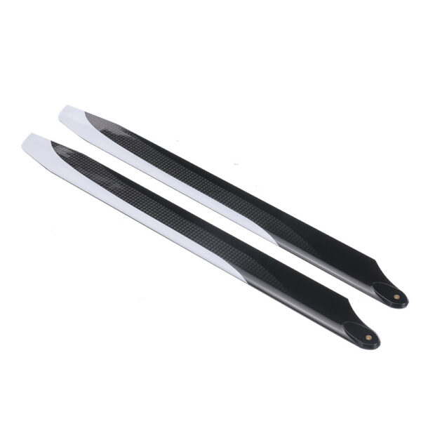 1pair PUDU 350mm Carbon Fiber Main Rotor Blade Propeller For RC Helicopter - Image 8