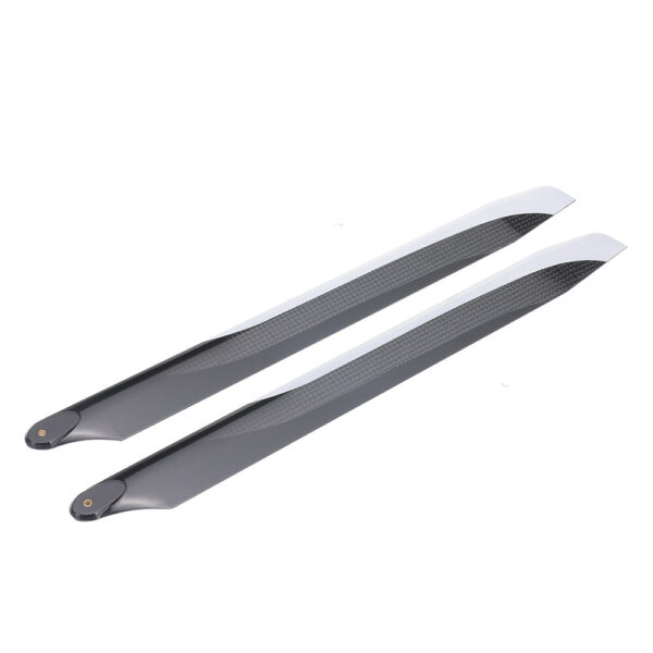 1pair PUDU 350mm Carbon Fiber Main Rotor Blade Propeller For RC Helicopter - Image 6