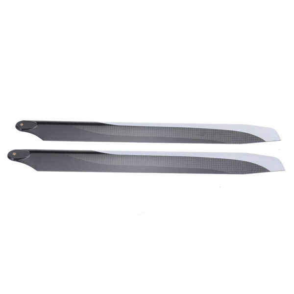 1pair PUDU 350mm Carbon Fiber Main Rotor Blade Propeller For RC Helicopter - Image 5