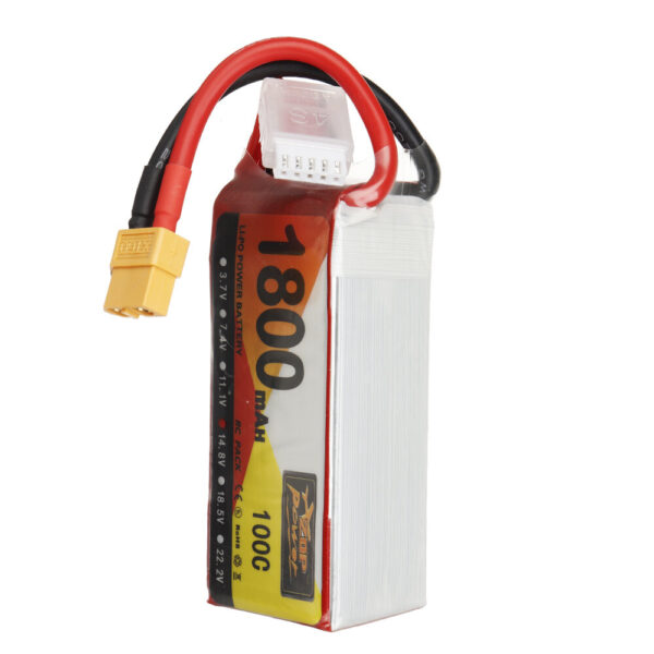 ZOP Power 14.8V 1800mAh 100C 4S LiPo Battery XT60 Plug for RC Drone - Image 7