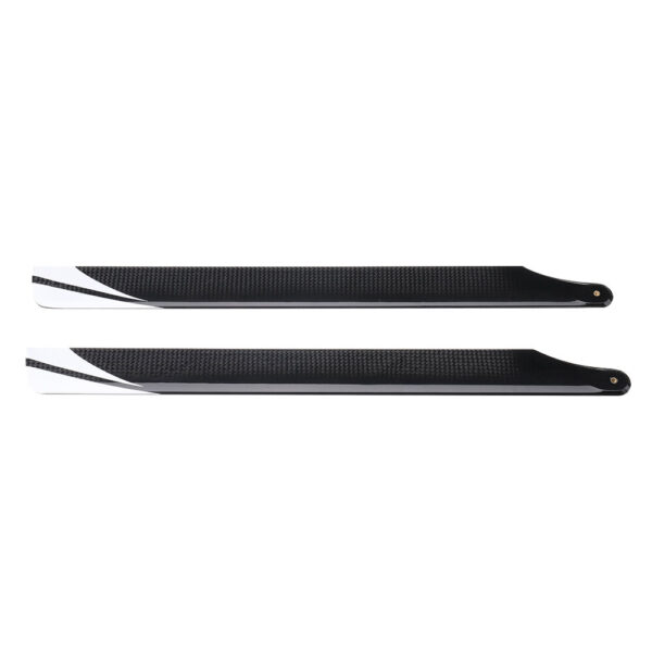 1pair PUDU 360mm Carbon Fiber Main Rotor Blade Propeller For RC Helicopter - Image 1