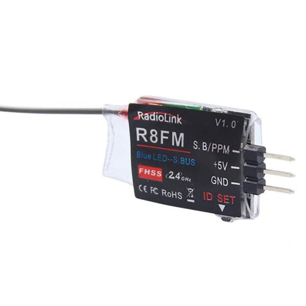 Radiolink R8FM 2.4GHz 8CH  SBUS/PPM Micro RC Receiver for Mini FPV Racing Drone Quad Aircraft T8S/T8FB Transmitter - Image 1