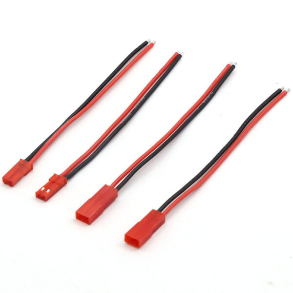 10 Pairs Silicone JST Cables 22AWG Silicone Wire 150mm for RC Aircraft Car Boat Battery Connection - Image 1