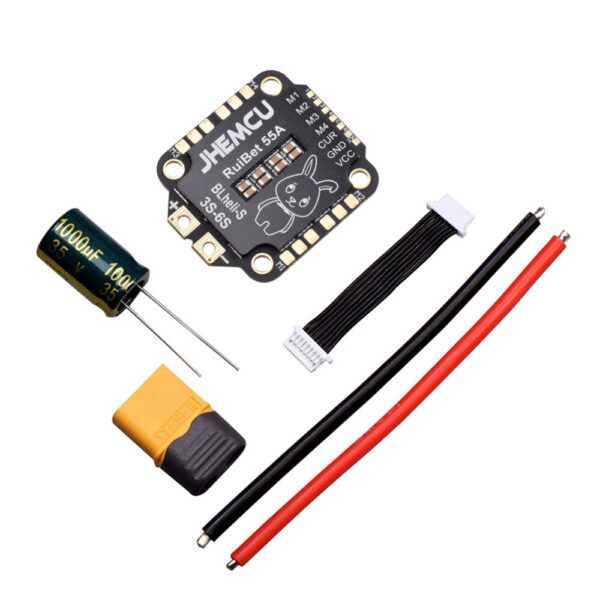 30.5x30.5mm JHEMCU RuiBet 55A BLHELI_S Dshot600 3-6S 4in1 Brushless ESC for DIY RC Drone FPV Racing - Image 5