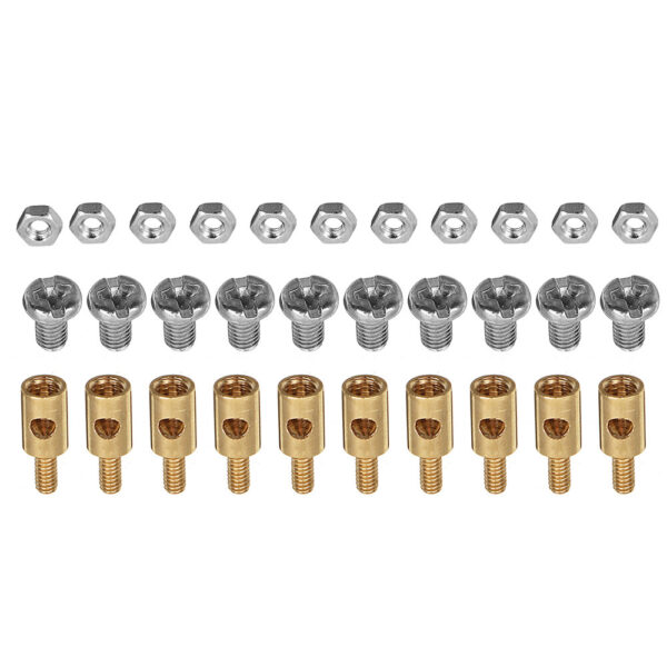 50PCS 2.5mm Adjustable Pushrod Connectors Linkage Stoppers For RC Airplane - Image 1