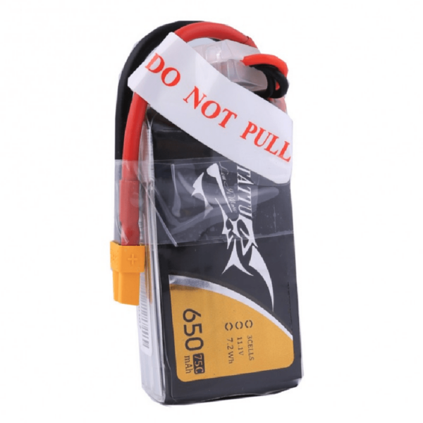 TATTU 3S 11.1V 650mAh 75C 3S1P Lipo Battery XT30U-F Plug for 90 to 180mm RC Drone FPV Racing - Image 4