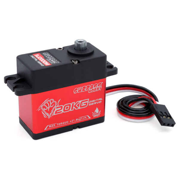 SURPASS-HOBBY SJ2000M 20KG Low Pressure Waterproof Servo for Fixed Wing Aircraft Helicopter Robot - Image 2