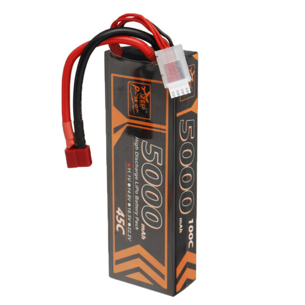 ZOP Power 11.1V 5000mAh 45C 3S LiPo Battery T Deans Plug for FPV Racing Drone - Image 2