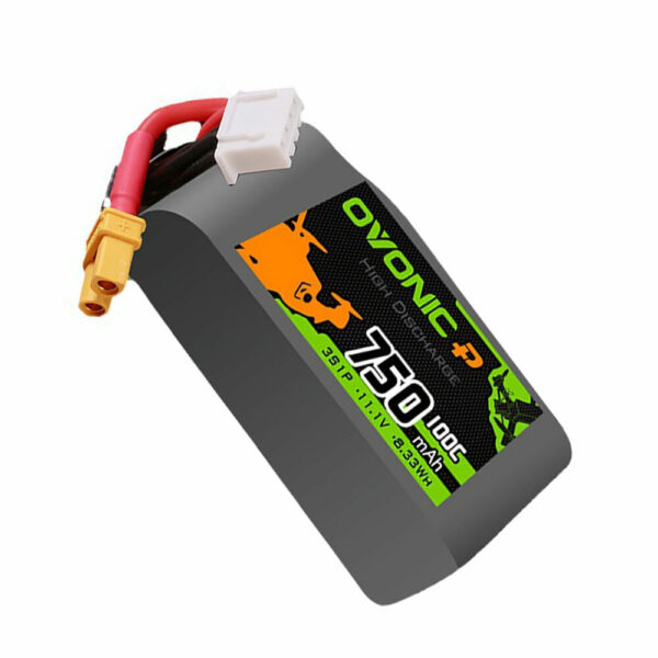 Ovonic 11.1V 750mAh 100C 3S LiPo Battery XT30 Plug for 3 Inch RC FPV Racing Drone - Image 2