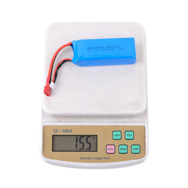 11.1V 2600mAh 25C 3S LiPo Battery T Plug for MJX 16207/16208/16209 Remote Control Car - Image 5