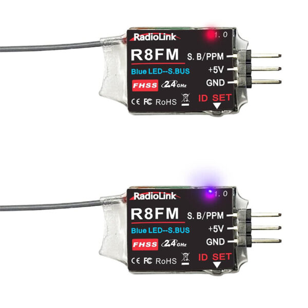 Radiolink R8FM 2.4GHz 8CH  SBUS/PPM Micro RC Receiver for Mini FPV Racing Drone Quad Aircraft T8S/T8FB Transmitter - Image 2