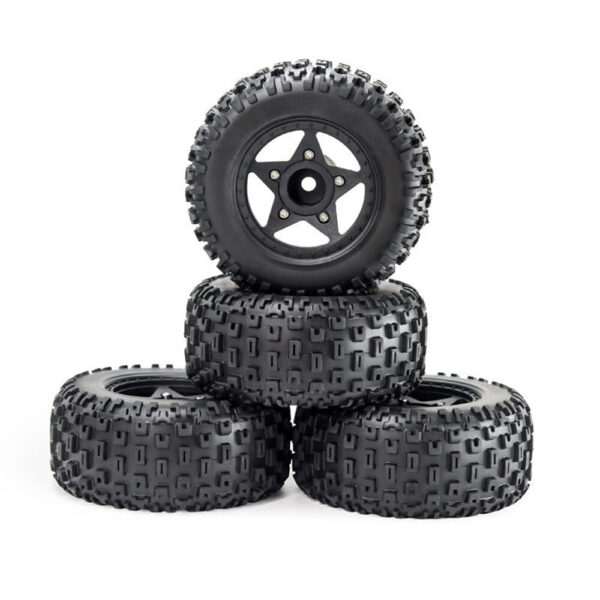 4PCS D232 Upgraded Off-Road Tires Wheels for 1/8 1/10 Short Course Truck RC Cars Vehicles Models Parts Accessories - Image 6