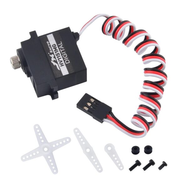 JX PDI-HV1151MG Mini Waterproof Servo 8.4V 4.5KG Metal Gear Digital Servo for Traxxas TRX4 BRX01 Crawler RC Car - Image 1