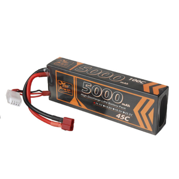 ZOP Power 11.1V 5000mAh 45C 3S LiPo Battery T Deans Plug for FPV Racing Drone - Image 5