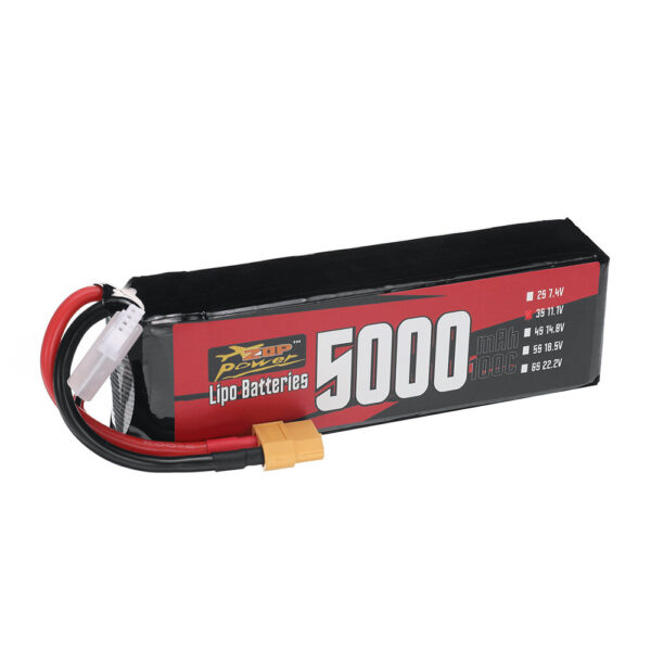 ZOP Power 3S 11.1V 5000mAh 100C 55.5Wh LiPo Battery XT60 Plug for RC Drone - Image 5