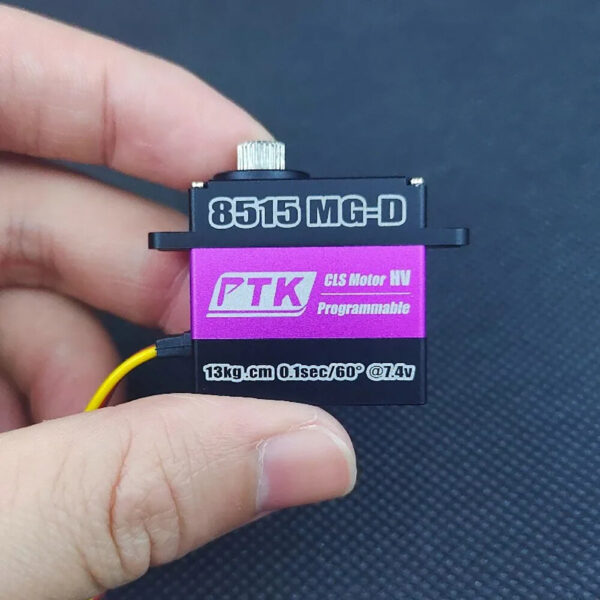 PTK 8515 MG-D 17g Mini Full Metal Digital Servo High Voltage 15KG Fixed Wing RC Car Servo - Image 3