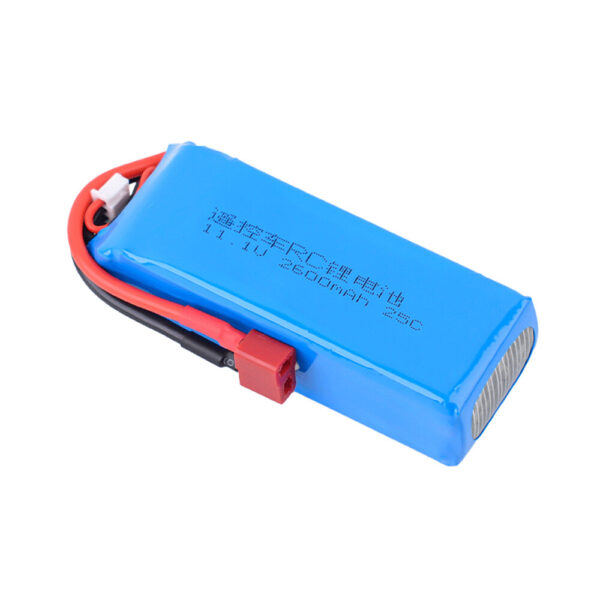 11.1V 2600mAh 25C 3S LiPo Battery T Plug for MJX 16207/16208/16209 Remote Control Car - Image 2