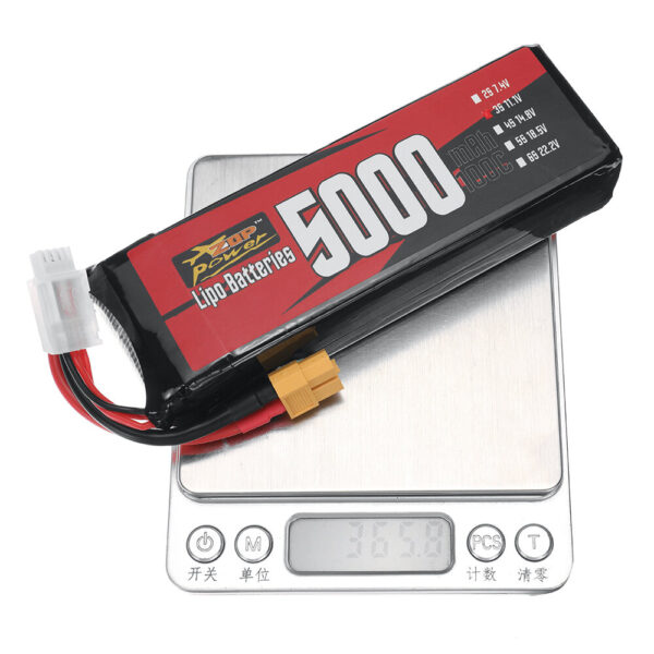 ZOP Power 3S 11.1V 5000mAh 100C 55.5Wh LiPo Battery XT60 Plug for RC Drone - Image 8