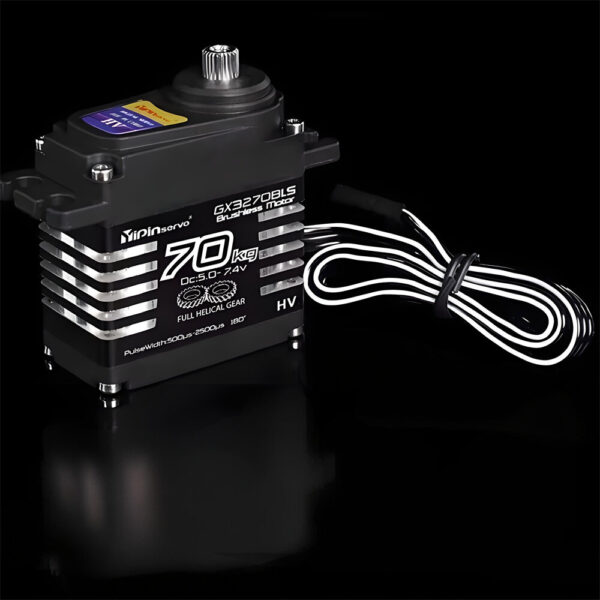 YIPINSERVO GX3270BLS 25T 180/270 70kg High Torque Magnetic Induction IP68 Waterproof Digital Servo for 1/8 1/10 RC Cars - Image 5