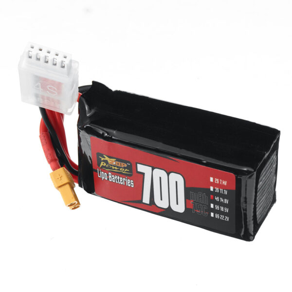 ZOP Power 4S 14.8V 700mAh 75C 10.36Wh LiPo Battery XT30 Plug for RC Drone FPV Racing - Image 3