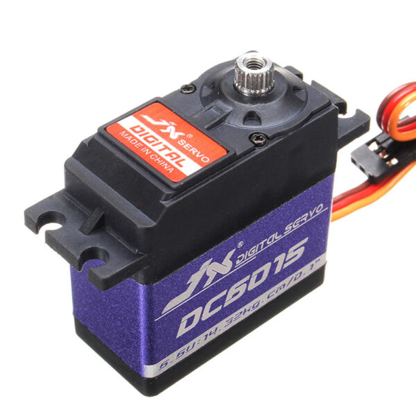 4PCS JX DC6015 14.32KG DC Metal Gear High Torque Standard Angle Digital Servo For RC Model Transmitter Radio - Image 1