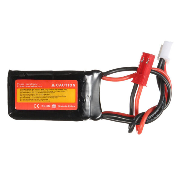 Tiger Power 7.4V 450mAh 60C 2S Lipo Battery JST Plug - Image 5