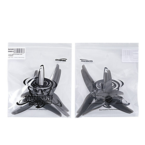 2 Pairs / 10 Pairs Gemfan Hurricane 51433 5.1x4.3 5143 5.1 Inch 3-Blade Freestyle Propeller M5 Hole for RC Drone FPV Racing - Image 9