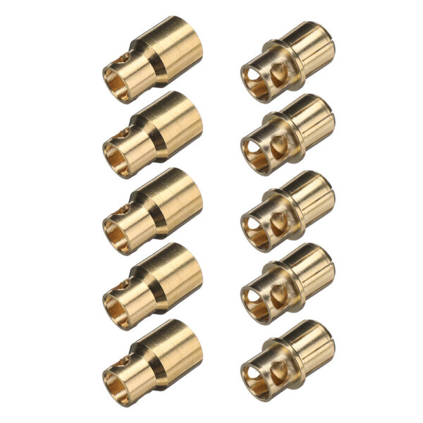 5 Pairs 3.5/6.0/8.0mm Bullet Connector Banana Plug Spare Part for RC Battery Motor - Image 2