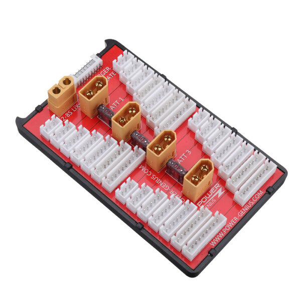 2 IN 1 PG Parallel Charging Board XT60 Plug Supports 4 Packs 2-8S Lipo Battery For RC Models Multicopter Part Accessories - Image 3