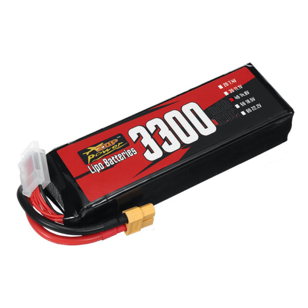 ZOP Power 4S 14.8V 3300mAh 120C 48.84Wh LiPo Battery XT60 Plug for RC Car FPV Racing Drone - Image 3