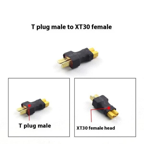 2pcs RC XT60 Male To Deans Plug Female T Connector Adapter for Remote Control Vehicles and Toys - Image 8