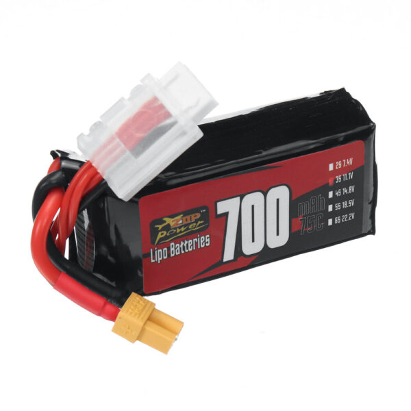 ZOP Power 3S 11.1V 700mAh 75C 7.77Wh LiPo Battery XT30 Plug for RC Helicopter Aiplane FPV Racing Drone - Image 4