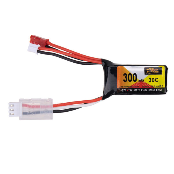 2Pcs ZOP Power 7.4V 300mAh 30C 2S LiPo Battery PH2.0 Plug for RC Drone - Image 7