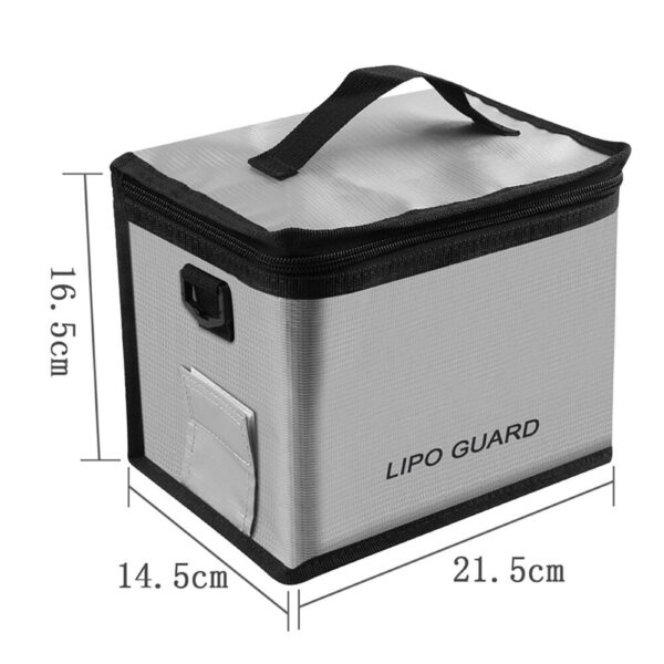 Multifunctional Explosion-proof Safety Storage Bag Waterproof 215x145x165mm for RC LiPo Battery - Image 3